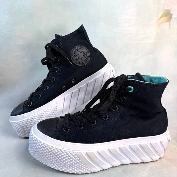 Converse Chuck Taylor Surface Fusion Platform 2X All Star High Top Shoes - Picture 4 of 8